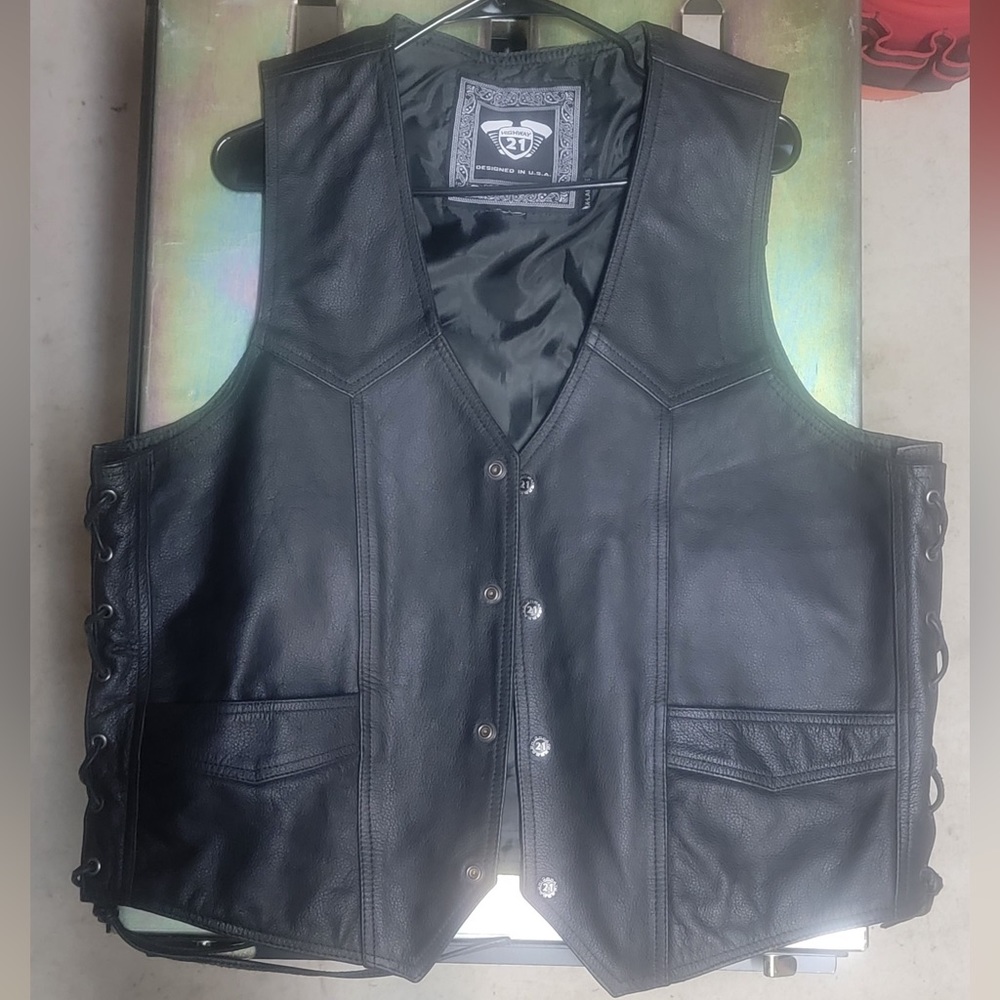 Highway 21 Leather vest